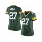 Women's Nike Green Bay Packers #27 Josh Jones Limited Green Team Color NFL Jersey