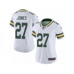 Women's Nike Green Bay Packers #27 Josh Jones Limited White Rush NFL Jersey