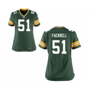Women's Nike Green Bay Packers #51 Kyler Fackrell Green Team Color NFL Jersey