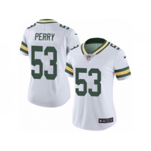 Women's Nike Green Bay Packers #53 Nick Perry Limited White Rush NFL Jersey