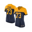 Women's Nike Green Bay Packers #73 Jahri Evans Limited Navy Blue Alternate NFL Jersey
