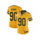 Women's Nike Green Bay Packers #90 Montravius Adams Limited Gold Rush NFL Jersey
