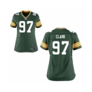 Women's Nike Green Bay Packers #97 Kenny Clark Green Team Color NFL Jersey