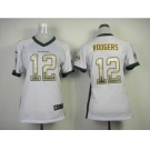 nike women nfl jerseys green bay packers #12 aaron rodgers white[nike drift fashion]