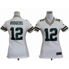 nike women nfl jerseys green bay packers #12 rodgers white[nike]