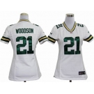 nike women nfl jerseys green bay packers #21 woodson white[nike]