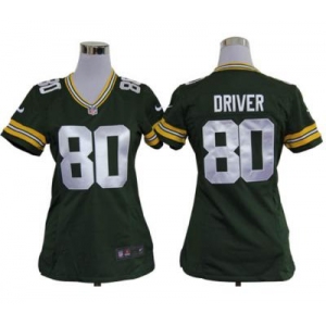 nike women nfl jerseys green bay packers #80 driver green[nike]
