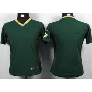 nike women nfl jerseys green bay packers blank green[portrait fashion]