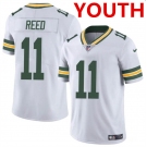 Youth Green Bay Packers #11 Jayden Reed White Vapor Untouchable Football Stitched Jersey