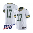 Youth Green Bay Packers #17 Davante Adams White Vapor Untouchable Limited Player 100th Season Football Jersey