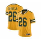 Youth Green Bay Packers #26 Darnell Savage Jr. Limited Gold Rush Vapor Untouchable Football Jersey