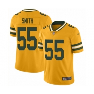 Youth Green Bay Packers #55 Za'Darius Smith Limited Gold Inverted Legend Football Jersey