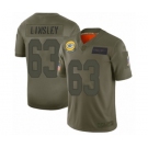 Youth Green Bay Packers #63 Corey Linsley Limited Camo 2019 Salute to Service Football Jersey
