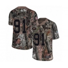 Youth Green Bay Packers #91 Preston Smith Limited Camo Rush Realtree Football Jersey