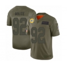 Youth Green Bay Packers #92 Reggie White Limited Camo 2019 Salute to Service Football Jersey