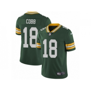 Youth Nike Green Bay Packers #18 Randall Cobb Vapor Untouchable Limited Green Team Color NFL Jersey