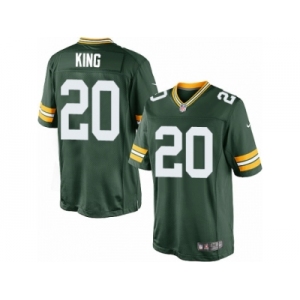 Youth Nike Green Bay Packers #20 Kevin King Limited Green Team Color NFL Jersey