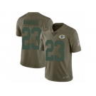 Youth Nike Green Bay Packers #23 Damarious Randall Limited Olive 2017 Salute to Service NFL Jersey