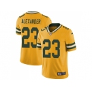 Youth Nike Green Bay Packers #23 Jaire Alexander Yellow Stitched NFL Limited Rush Jersey