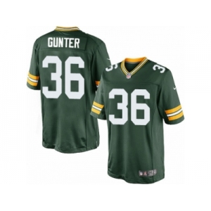 Youth Nike Green Bay Packers #36 LaDarius Gunter Limited Green Team Color NFL Jersey