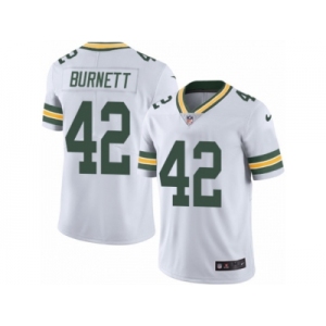 Youth Nike Green Bay Packers #42 Morgan Burnett Limited White Rush NFL Jersey