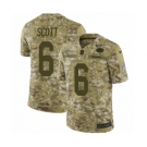 Youth Nike Green Bay Packers #6 JK Scott Limited Camo 2018 Salute to Service NFL Jersey