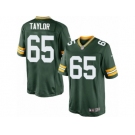 Youth Nike Green Bay Packers #65 Lane Taylor Limited Green Team Color NFL Jersey