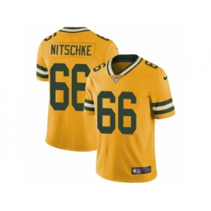 Youth Nike Green Bay Packers #66 Ray Nitschke Limited Gold Rush NFL Jersey