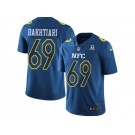 Youth Nike Green Bay Packers #69 David Bakhtiari Navy Stitched NFL Limited NFC 2017 Pro Bowl Jersey
