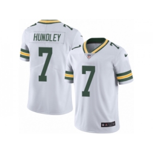 Youth Nike Green Bay Packers #7 Brett Hundley Limited White Rush NFL Jersey