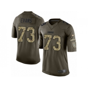 Youth Nike Green Bay Packers #73 Jahri Evans Limited Green Salute to Service NFL Jersey