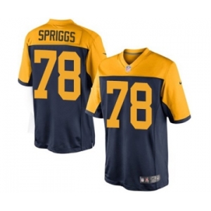 Youth Nike Green Bay Packers #78 Jason Spriggs Limited Navy Blue Alternate NFL Jersey