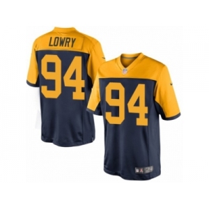 Youth Nike Green Bay Packers #94 Dean Lowry Limited Navy Blue Alternate NFL Jersey