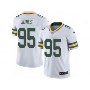 Youth Nike Green Bay Packers #95 Datone Jones Limited White Rush NFL Jersey