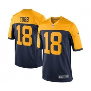 nike youth nfl jerseys green bay packers #18 randall cobb yellow-blue[nike]