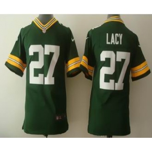 nike youth nfl jerseys green bay packers #27 lacy green[nike]