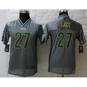nike youth nfl jerseys green bay packers #27 lacy grey[nike vapor]