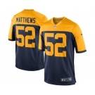 nike youth nfl jerseys green bay packers #52 clay matthews yellow-blue[nike]