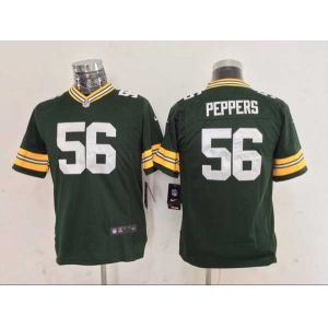 nike youth nfl jerseys green bay packers #56 peppers green[nike][peppers]
