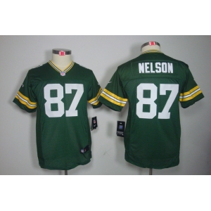 nike youth nfl jerseys green bay packers #87 nelson green[nike]