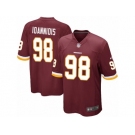 Men Nike Washington Redskins #98 Matthew Ioannidis Game Burgundy Red Team Color NFL Jersey