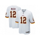 Men's Nike Washington Redskins #12 Colt McCoy Game White NFL Jersey