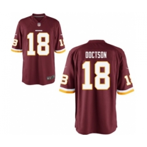 Men's Nike Washington Redskins #18 Josh Doctson Game Red Team Color NFL Jersey