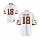 Men's Nike Washington Redskins #18 Josh Doctson Game White NFL Jersey