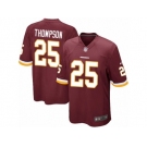 Men's Nike Washington Redskins #25 Chris Thompson Game Burgundy Red Team Color NFL Jersey