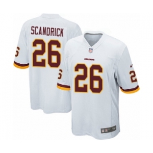 Men's Nike Washington Redskins #26 Orlando Scandrick Game White NFL Jersey