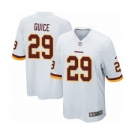 Men's Nike Washington Redskins #29 Derrius Guice Game White NFL Jersey