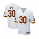 Men's Nike Washington Redskins #30 Troy Apke Game White NFL Jersey