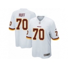 Men's Nike Washington Redskins #70 Sam Huff Game White NFL Jersey