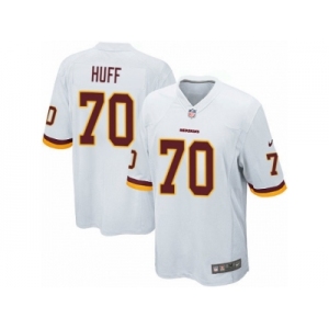 Men's Nike Washington Redskins #70 Sam Huff Game White NFL Jersey